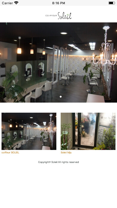 Emulate iPhone app coiffeur SOLEIL using MyAndroid Emulate iPhone app coiffeur SOLEIL using MyAndroid
