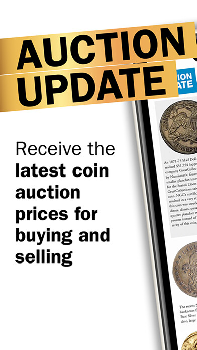 Emulate iPhone app Coin Collector magazine using MyAndroid