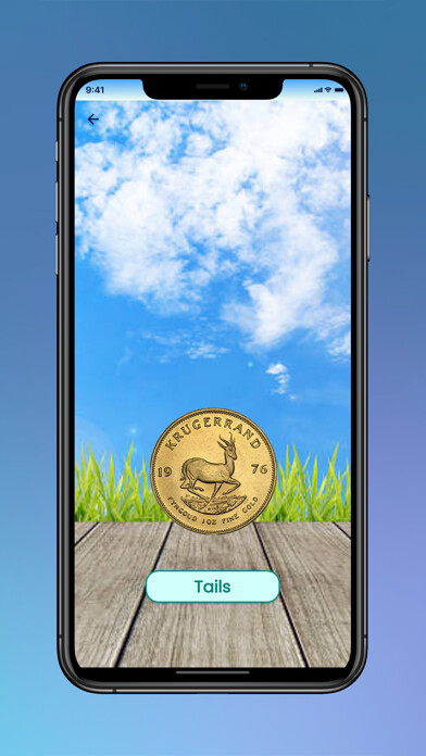 Emulate iPhone app Coin Flip - Head or Tail using MyAndroid