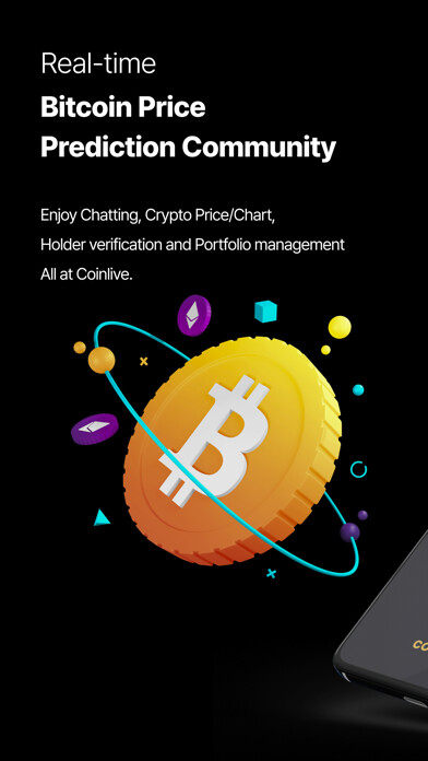 Emulate iPhone app CoinLive: BTC Predict and Chat using MyAndroid