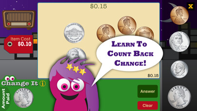 Emulate iPhone app Coin Monsters - Math Games using MyAndroid