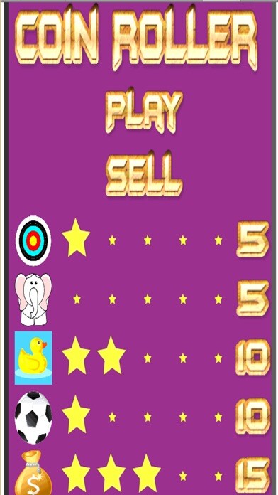 Emulate iPhone app Coin Roller using MyAndroid