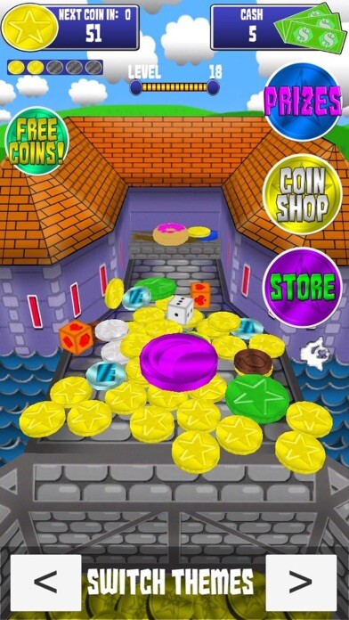 Emulate iPhone app Coin Slider - Dozer Arcade Pro using MyAndroid