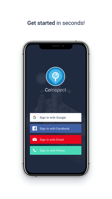 Emulate iPhone app CoInspect - Inspection & Audit using MyAndroid Emulate iPhone app CoInspect - Inspection & Audit using MyAndroid