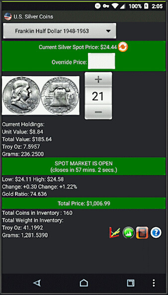 Run android online APK Cointicker - Silver Melt Value from MyAndroid or emulate Cointicker - Silver Melt Value using MyAndroid Run android online APK Cointicker - Silver Melt Value from MyAndroid or emulate Cointicker - Silver Melt Value using MyAndroid