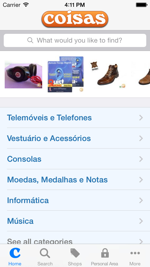 Emulate iPhone app Coisas using MyAndroid Emulate iPhone app Coisas using MyAndroid