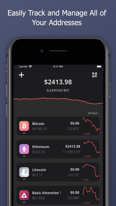 Emulate iPhone app Cold Crypto (Asset Tracker) using MyAndroid