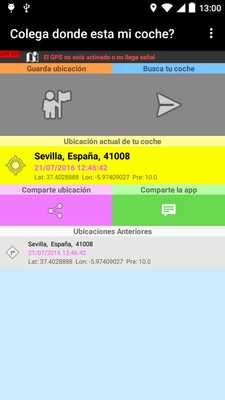 Emulate Android APK Colega donde esta mi coche?