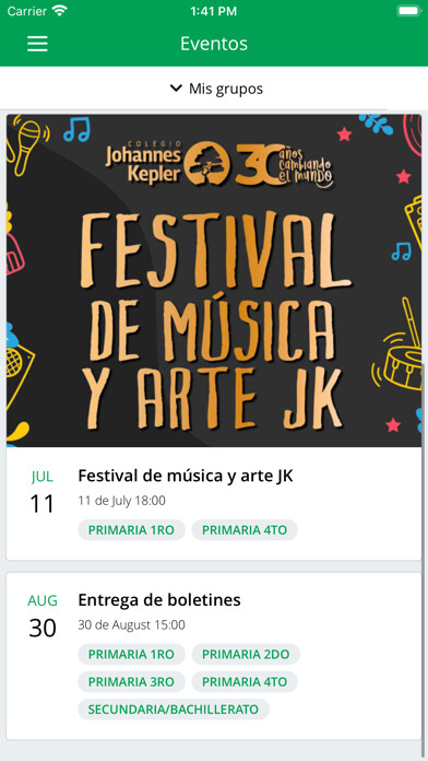 Emulate iPhone app Colegio Johannes Kepler using MyAndroid Emulate iPhone app Colegio Johannes Kepler using MyAndroid