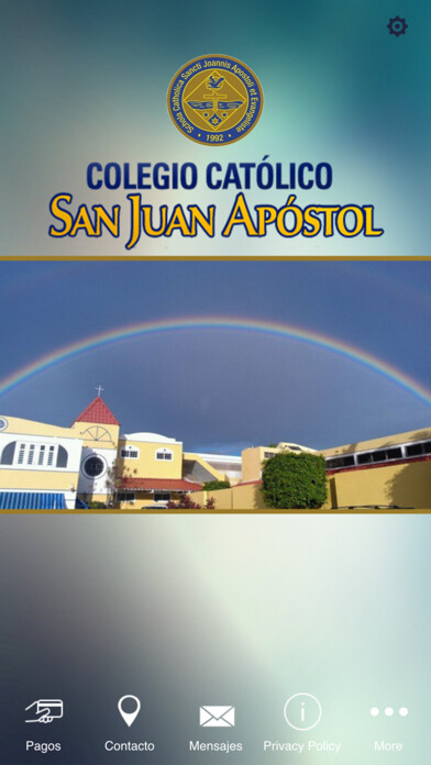Emulate iPhone app Colegio San Juan Apóstol using MyAndroid Emulate iPhone app Colegio San Juan Apóstol using MyAndroid