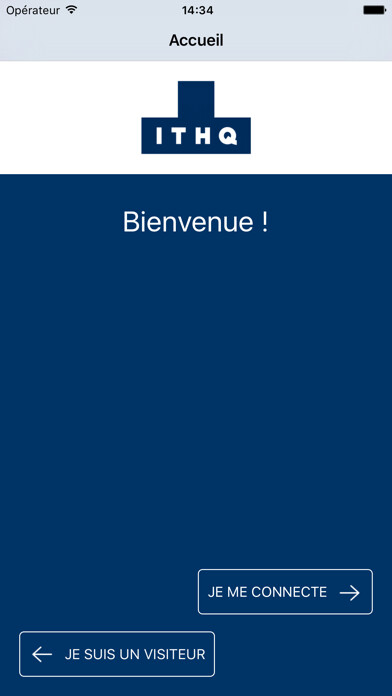 Emulate iPhone app École ITHQ V4 using MyAndroid