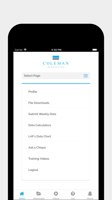 Emulate iPhone app Coleman Associates DPI using MyAndroid Emulate iPhone app Coleman Associates DPI using MyAndroid