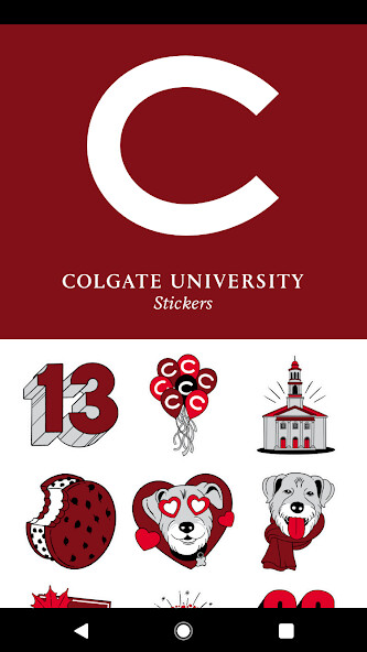 Run android online APK Colgate University Sticker Pack from MyAndroid or emulate Colgate University Sticker Pack using MyAndroid Run android online APK Colgate University Sticker Pack from MyAndroid or emulate Colgate University Sticker Pack using MyAndroid
