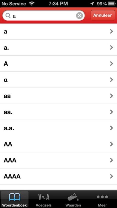 Emulate iPhone app Coëlho ABC Zakwoordenboek using MyAndroid Emulate iPhone app Coëlho ABC Zakwoordenboek using MyAndroid