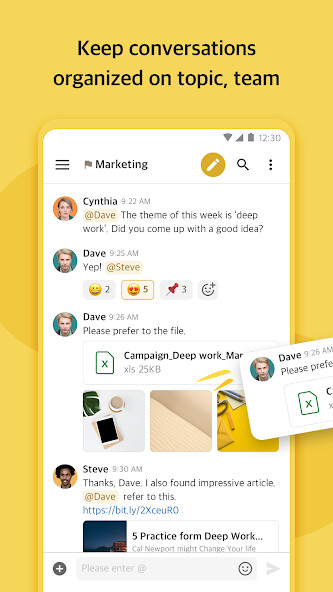 Run android online APK Collabee messenger - chat become a document from MyAndroid or emulate Collabee messenger - chat become a document using MyAndroid