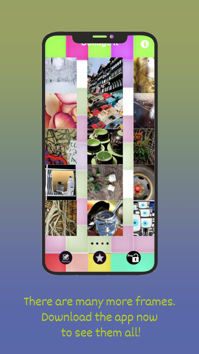 Emulate iPhone app Collage it Overlap Photo Group using MyAndroid