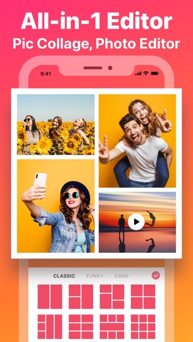 Emulate iPhone app Collage Maker - LiveCollage using MyAndroid