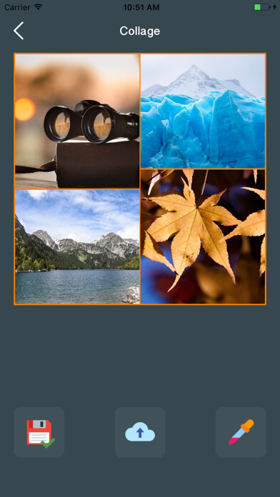 Emulate iPhone app Collage Maker - Photo Frame using MyAndroid Emulate iPhone app Collage Maker - Photo Frame using MyAndroid
