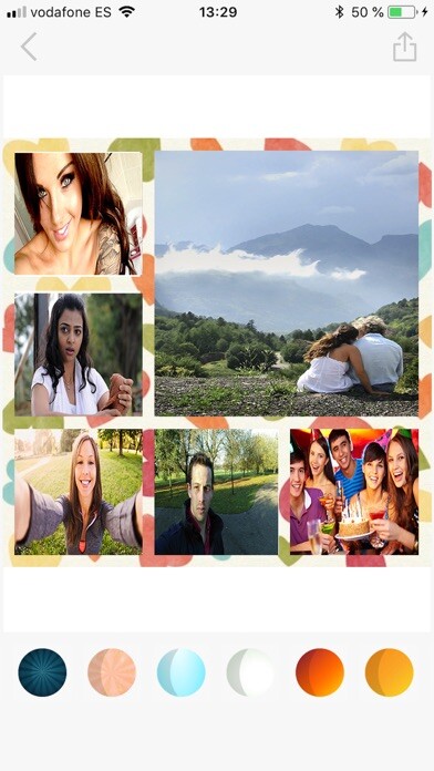 Emulate iPhone app Collage Pic editor pictures using MyAndroid