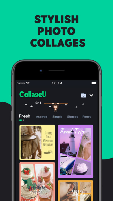 Emulate iPhone app CollageU using MyAndroid
