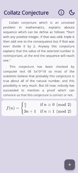 Run android online APK Collatz Conjecture from MyAndroid or emulate Collatz Conjecture using MyAndroid