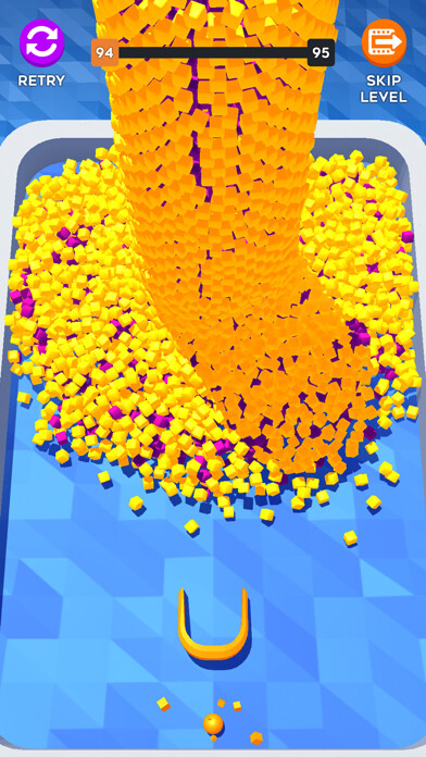 Emulate iPhone app Collect Cubes - ASMR Puzzle using MyAndroid