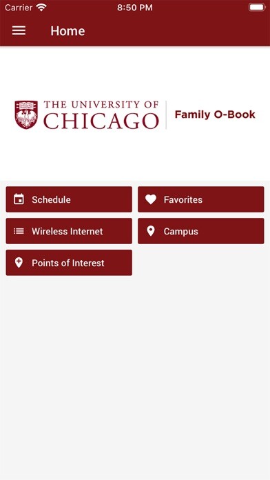 Emulate iPhone app College Family Programs App using MyAndroid