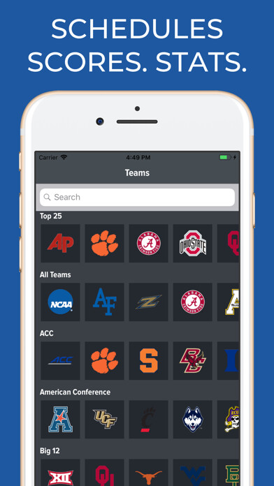 Emulate iPhone app College Footballer using MyAndroid Emulate iPhone app College Footballer using MyAndroid