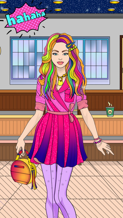 Emulate iPhone app College Girl Coloring Dress Up using MyAndroid Emulate iPhone app College Girl Coloring Dress Up using MyAndroid