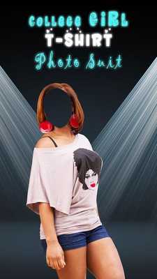 Emulate Android APK College Girl T-Shirt PhotoSuit