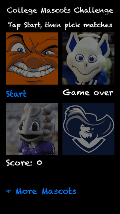 Emulate iPhone app College Mascots Challenge using MyAndroid Emulate iPhone app College Mascots Challenge using MyAndroid