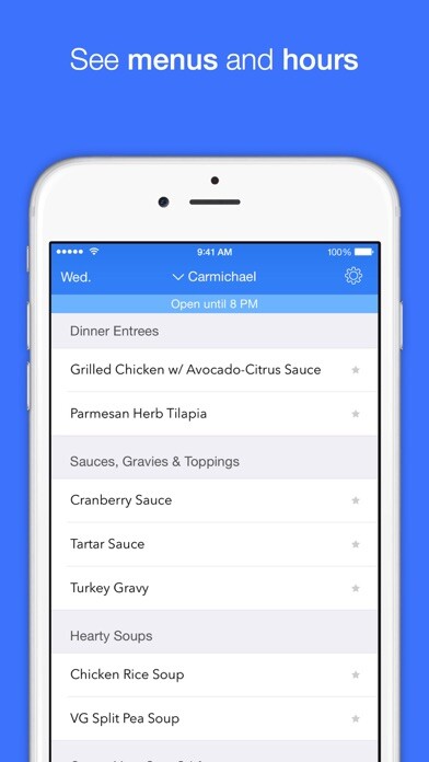 Emulate iPhone app College Menus using MyAndroid Emulate iPhone app College Menus using MyAndroid