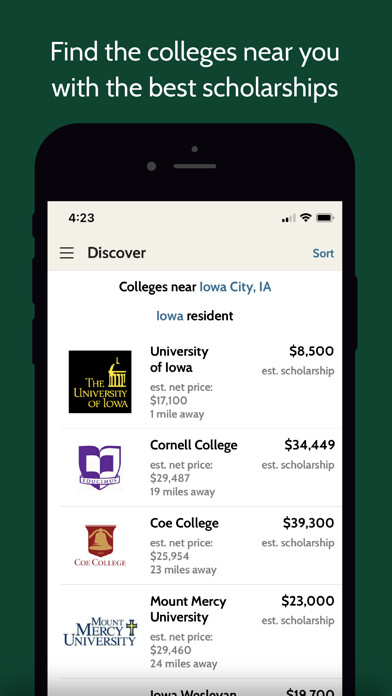 Emulate iPhone app College Scholarship Calculator using MyAndroid Emulate iPhone app College Scholarship Calculator using MyAndroid