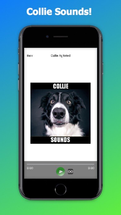 Emulate iPhone app Collie Dog Sounds using MyAndroid
