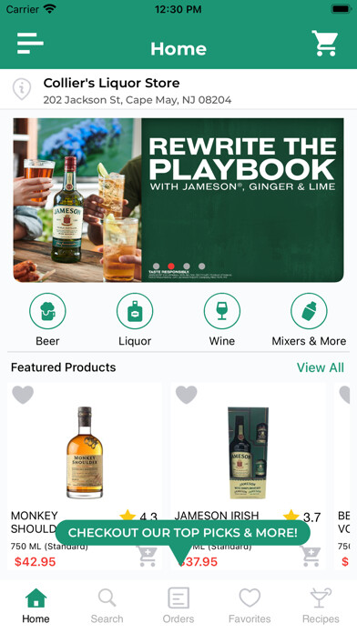 Emulate iPhone app Collier’s Liquor using MyAndroid Emulate iPhone app Collier’s Liquor using MyAndroid