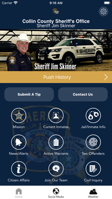 Emulate iPhone app Collin County Sheriff TX using MyAndroid Emulate iPhone app Collin County Sheriff TX using MyAndroid