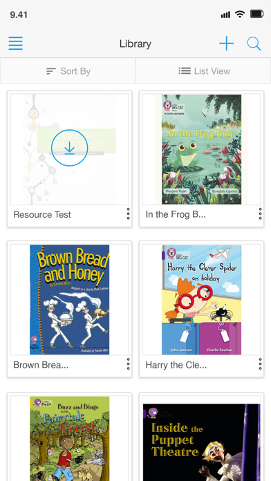 Emulate iPhone app Collins ebooks using MyAndroid