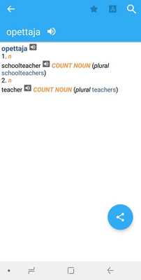 Emulate Android APK Collins English<>Finnish Dictionary