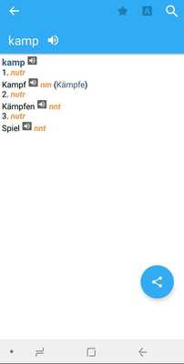 Emulate Android APK Collins German<>Danish Dictionary