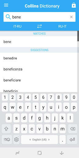 Run android online APK Collins Italian<>Russian Dictionary from MyAndroid or emulate Collins Italian<>Russian Dictionary using MyAndroid