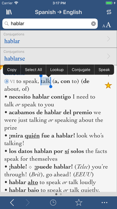 Emulate iPhone app Collins Spanish-English using MyAndroid Emulate iPhone app Collins Spanish-English using MyAndroid