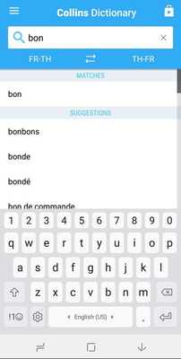 Emulate Android APK Collins Thai<>French Dictionary Emulate Android APK Collins Thai<>French Dictionary
