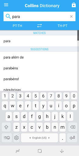 Run android online APK Collins Thai<>Portuguese Dictionary from MyAndroid or emulate Collins Thai<>Portuguese Dictionary using MyAndroid