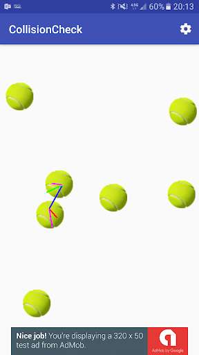 Run android online APK CollisionCheck from MyAndroid or emulate CollisionCheck using MyAndroid