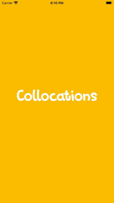 Emulate iPhone app Collocations App using MyAndroid Emulate iPhone app Collocations App using MyAndroid