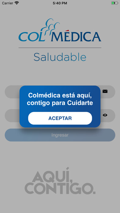 Emulate iPhone app Colmédica Saludable using MyAndroid Emulate iPhone app Colmédica Saludable using MyAndroid