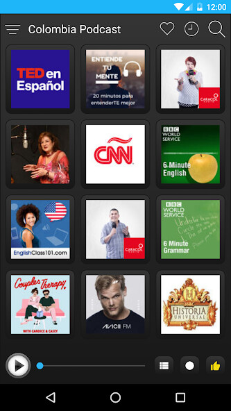 Run android online APK Colombia Podcast from MyAndroid or emulate Colombia Podcast using MyAndroid