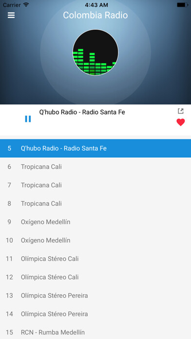 Emulate iPhone app Colombia Radio Station FM Live using MyAndroid Emulate iPhone app Colombia Radio Station FM Live using MyAndroid