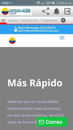 Run android online APK ColombiaServicios from MyAndroid or emulate ColombiaServicios using MyAndroid Run android online APK ColombiaServicios from MyAndroid or emulate ColombiaServicios using MyAndroid