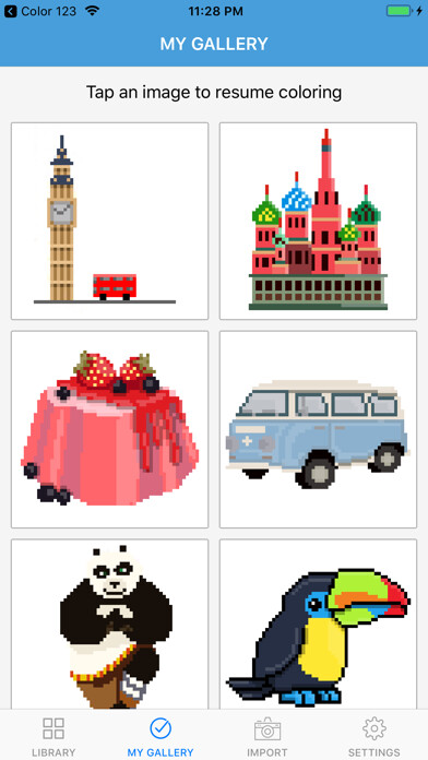Emulate iPhone app Color 123 Numbers using MyAndroid